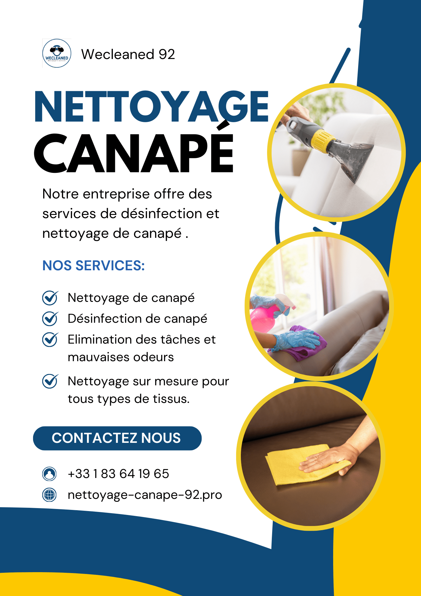 Nettoyage canapé à Meudon (92)